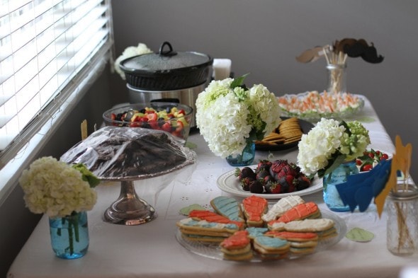 baby shower food table