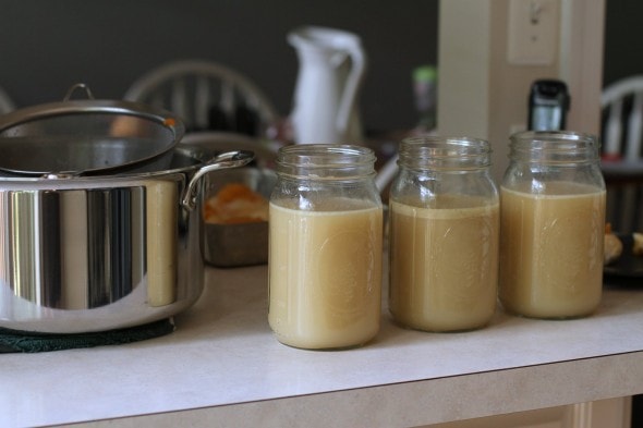 turkey broth in August