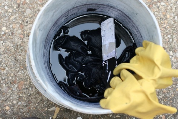 how to use rit dye in a bucket