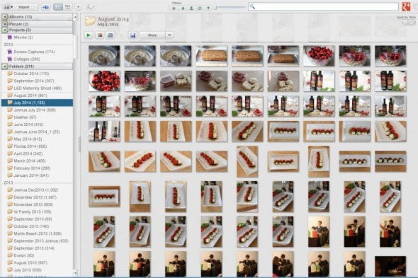 how to organize photo files by month