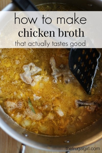 how to make good chicken broth