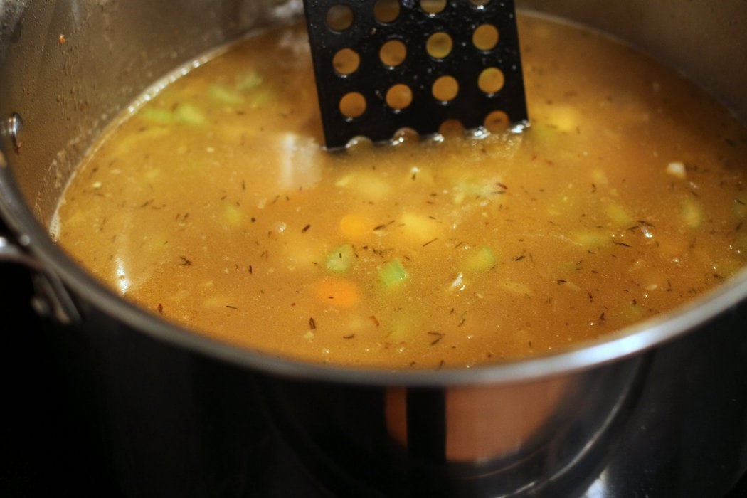How to turn your chicken broth into chicken noodle soup - The Frugal Girl