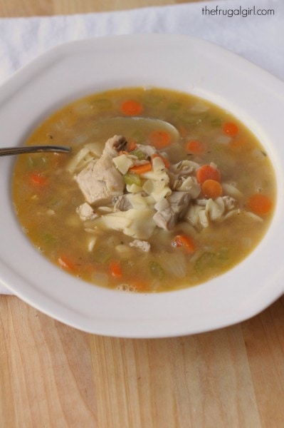 homemade chicken noodle soup