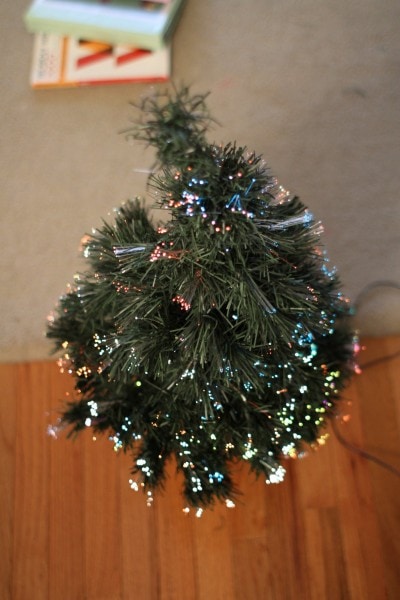 mini fiber optic Christmas tree
