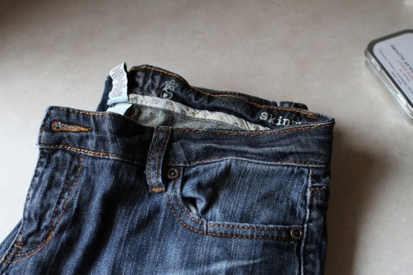 how to fix jeans waistband