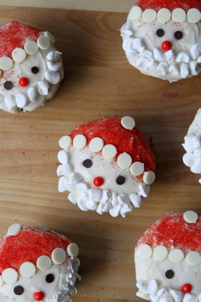 ow to make santa cupcakes