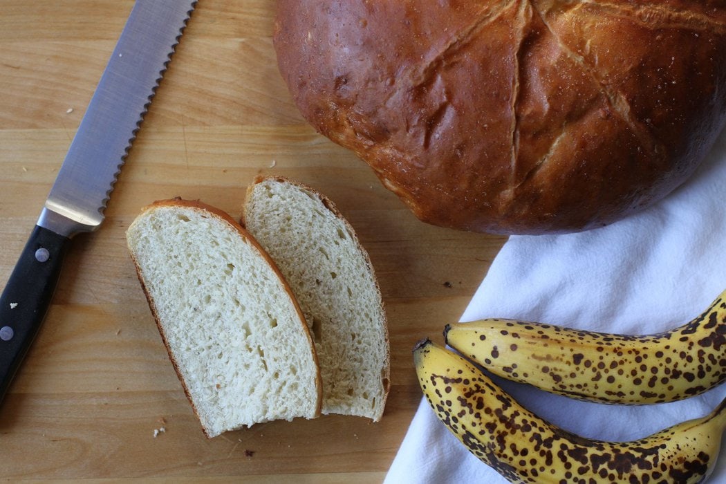 How to make Yeasted Banana Bread The Frugal Girl