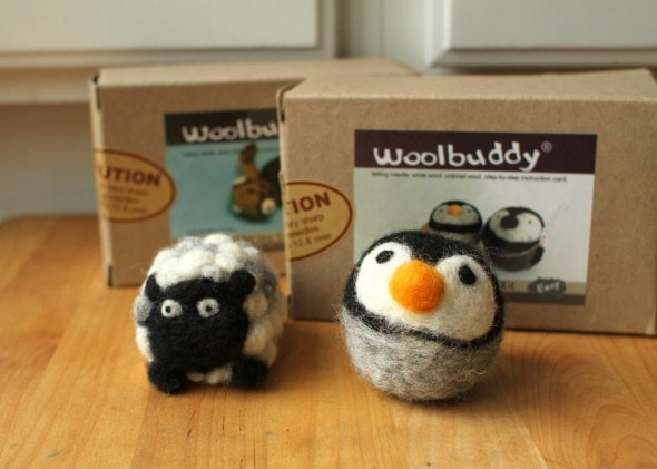 woolbuddy sheep and penguin