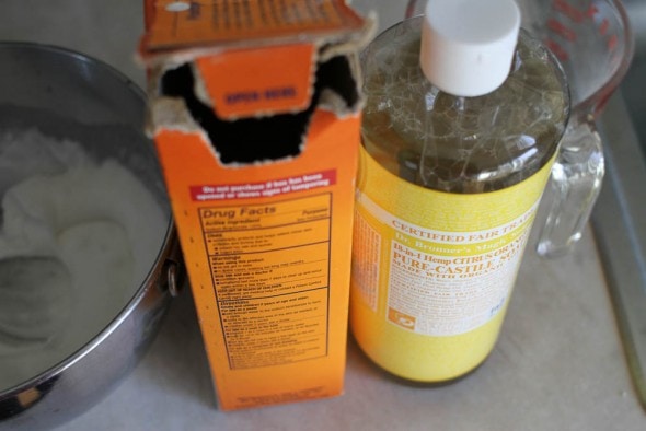 baking soda and castile soap