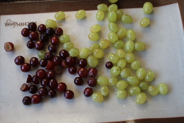 frozen grapes