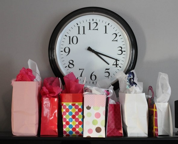 bags of presents