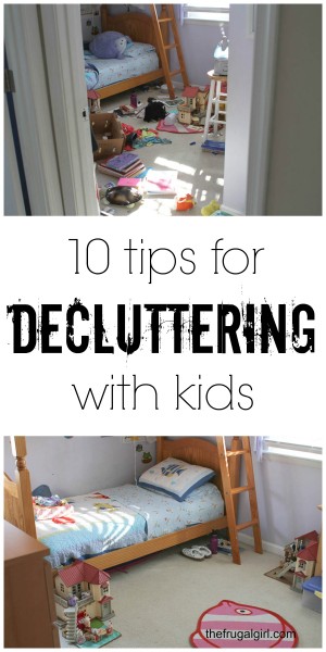 10 tips for decluttering with kids