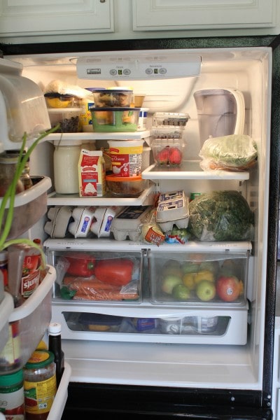 inside FG's fridge