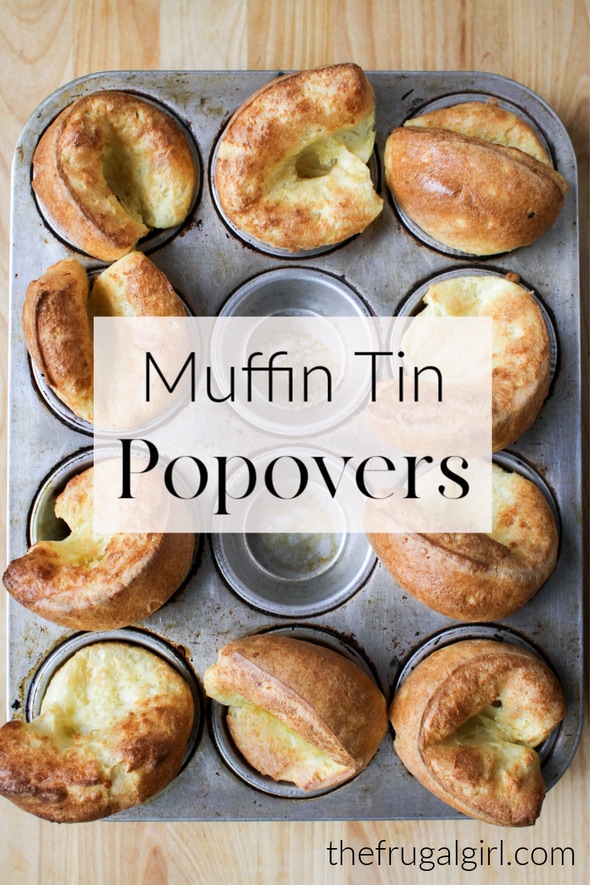 How to make muffin tin popovers