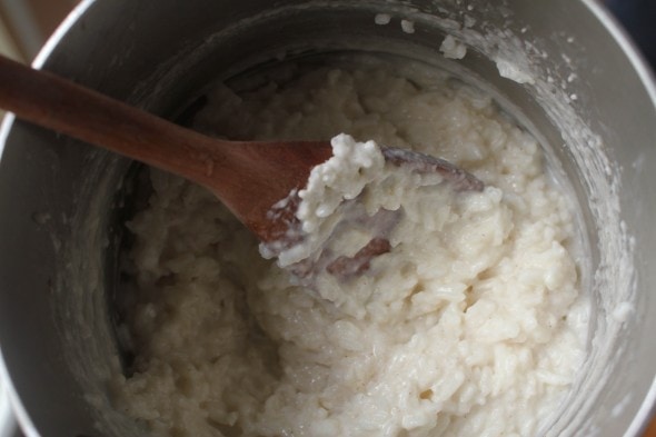 rice pudding with leftover rice