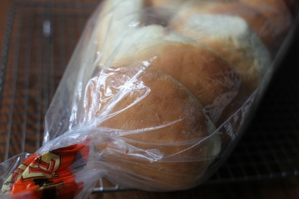 homemade hamburger buns