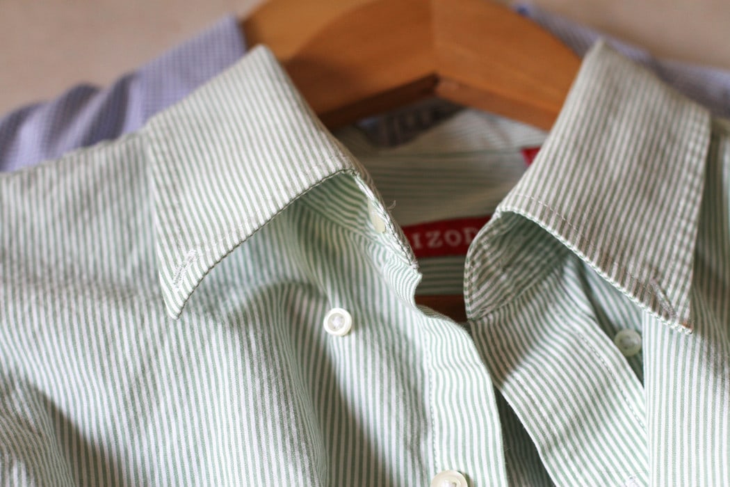 how to keep dress shirt collars safe in the wash