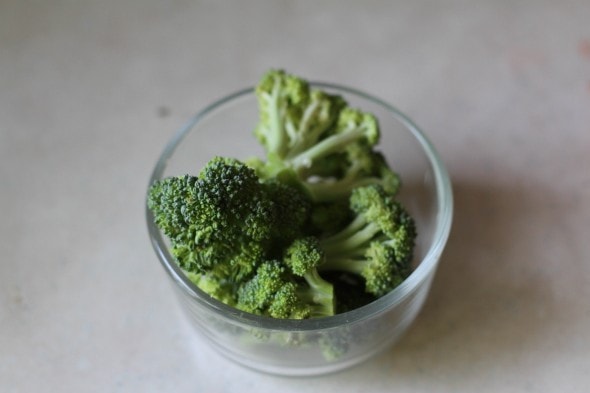 snack on broccoli