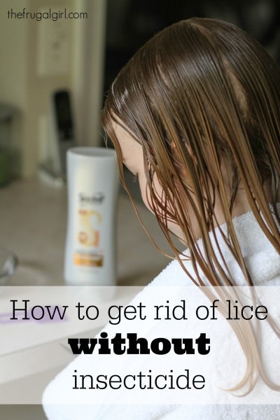 how to get rid of lice without insecticide