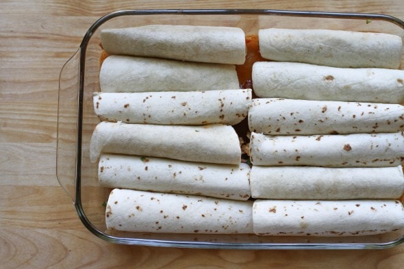 enchiladas in pan