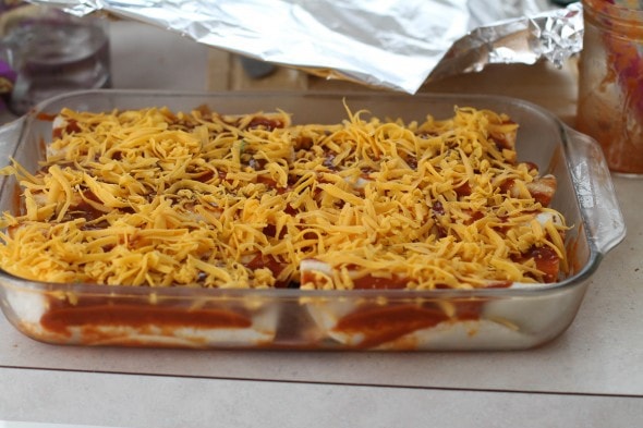 enchiladas ready to bake