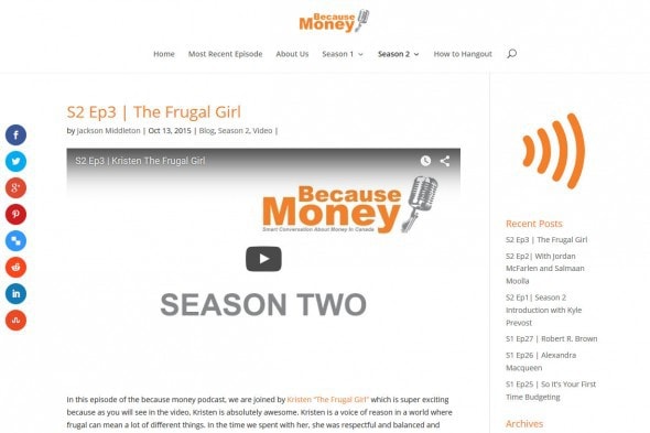 S2 Ep3 The Frugal Girl - Because Money