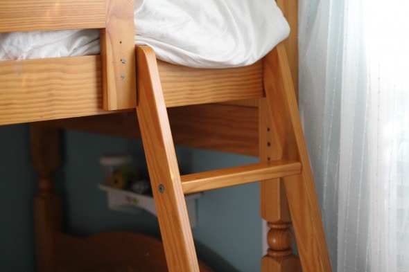 straight bunkbed ladder