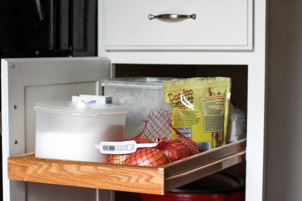 drawers in cabinets