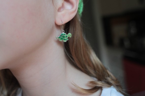 turtle earrings