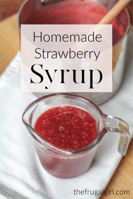 How to make homemade DIY strawberry syrup