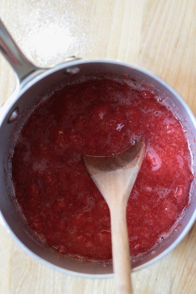 strawberry syrup DIY