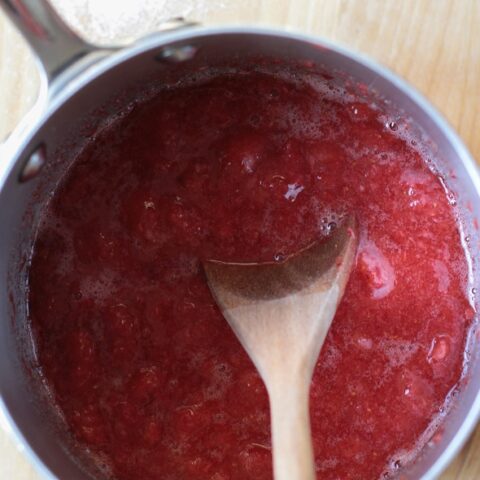 strawberry syrup DIY