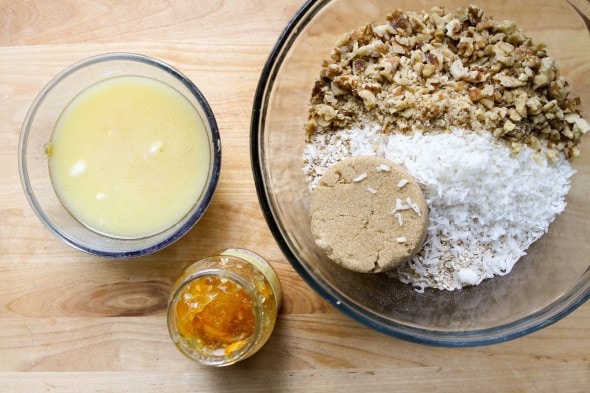 orange granola bar ingredients