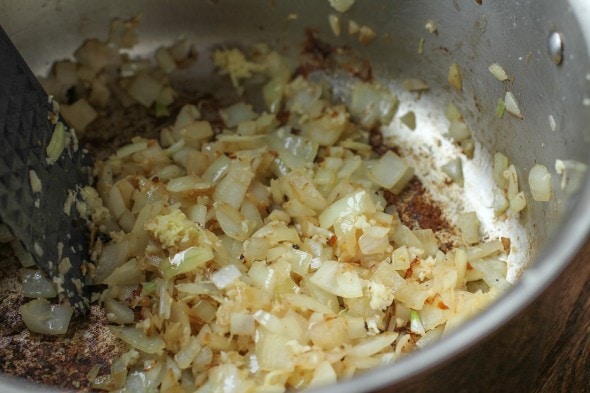 browned onions