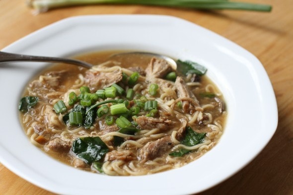 Japanese Pork Ramen soup