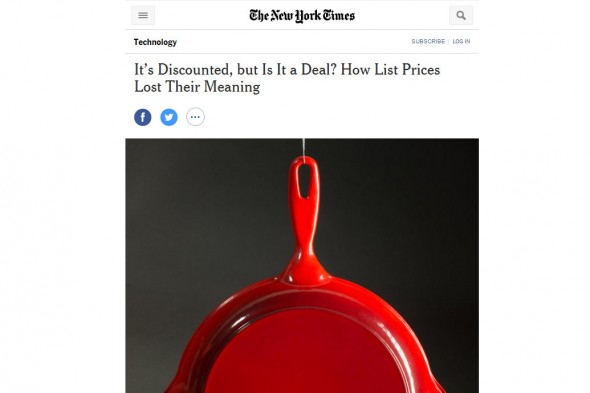 It’s Discounted, but Is It a Deal How List Prices Lost Their Meaning - NYTimes.com - Google Chrome 392016 10808 PM