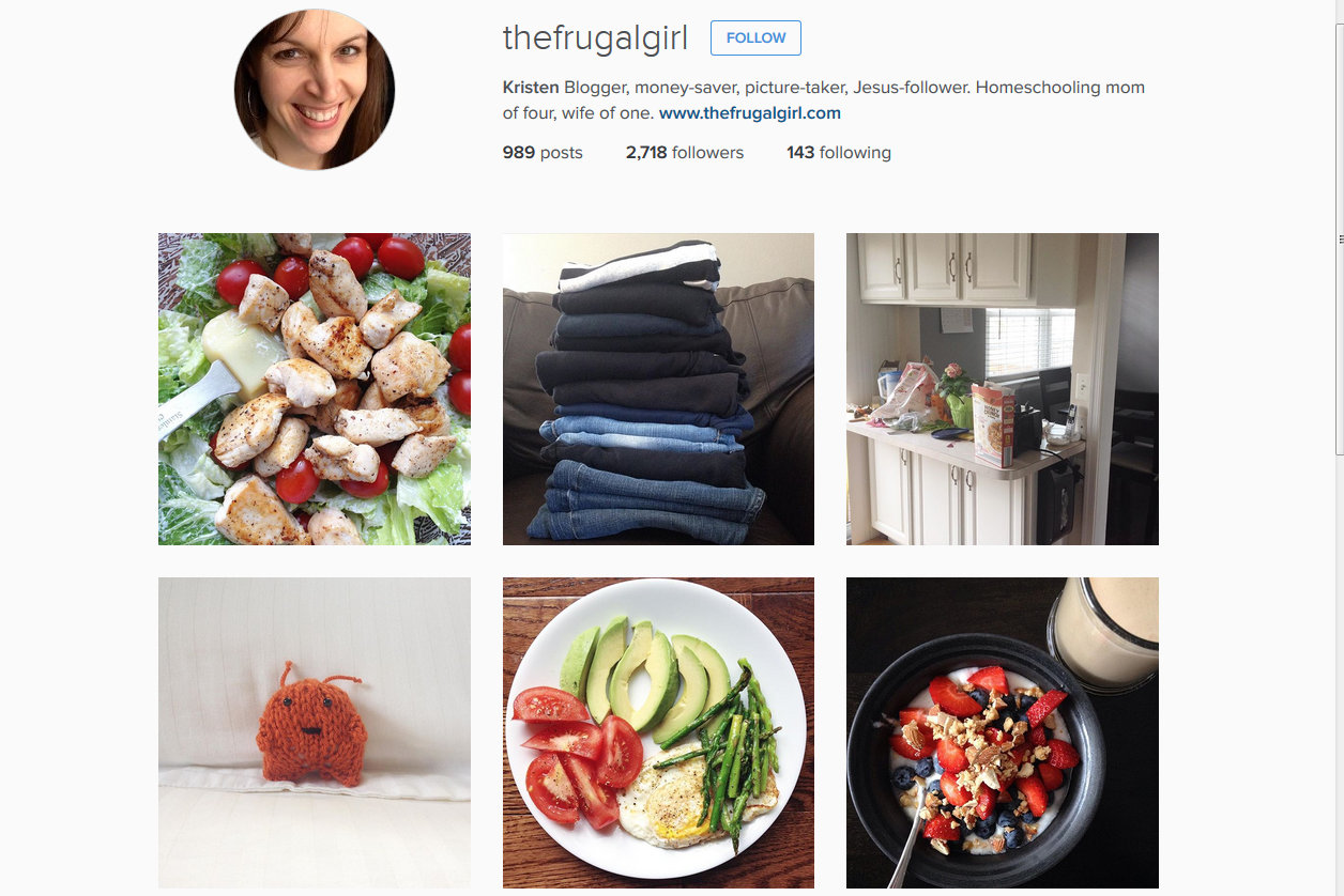 the frugal girl instagram