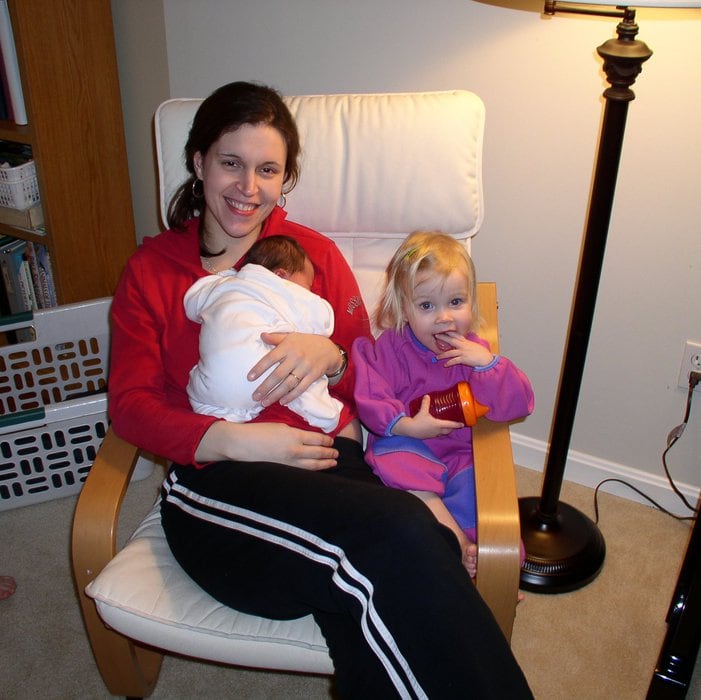 Kristen, Sonia, and baby Zoe