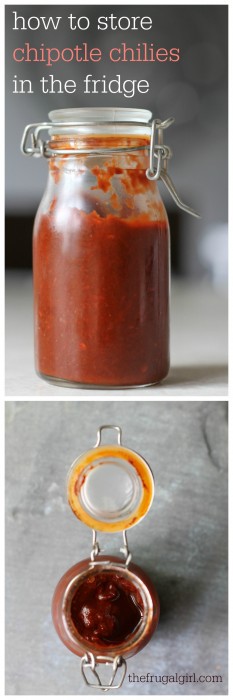 how to store chipotle chilies