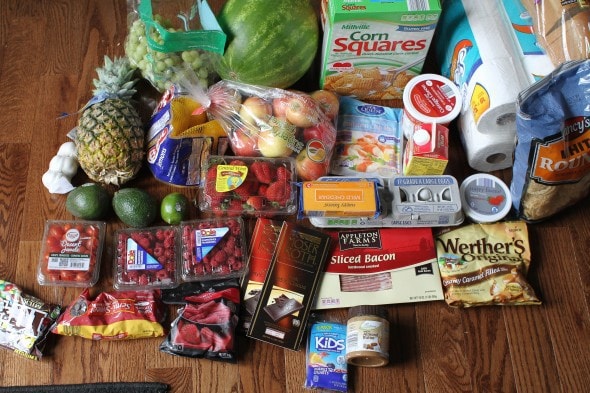 Aldi groceries