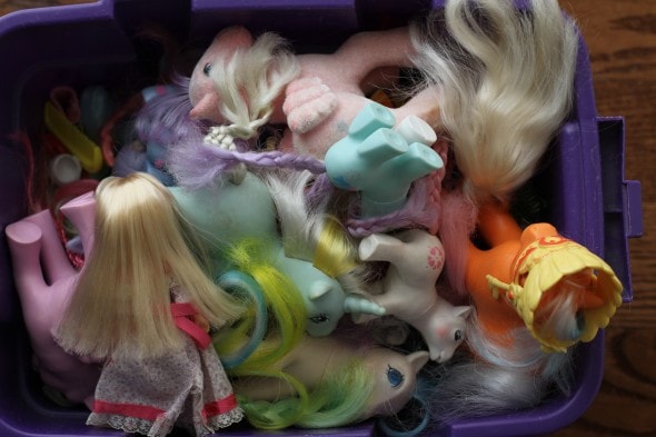 fixing dolls hair