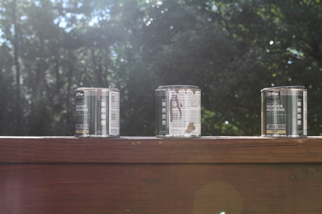 deck stain samples Behr