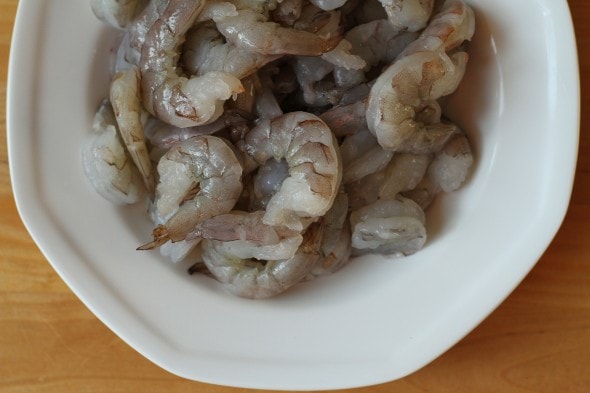 peeled shrimp