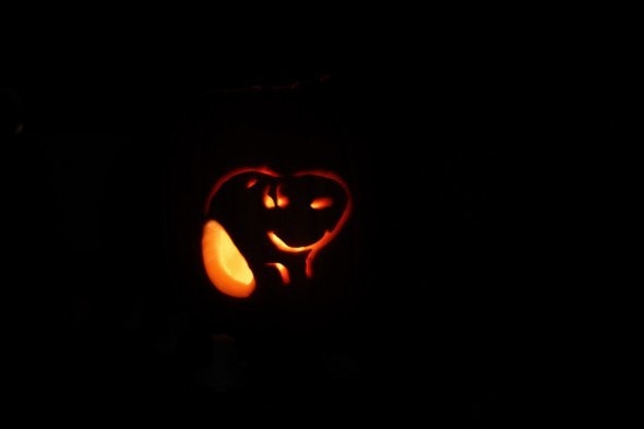 snoopy pumpkin