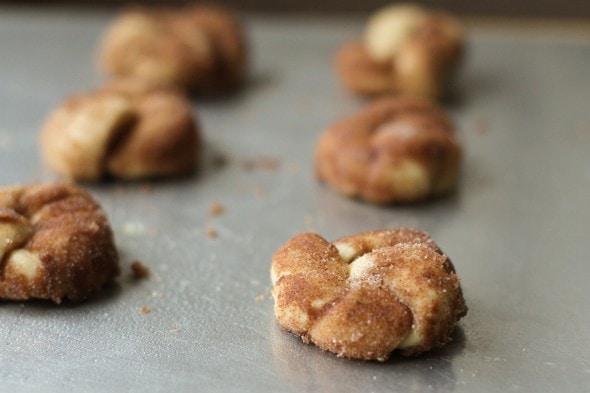 cinnamon twists ready to rise