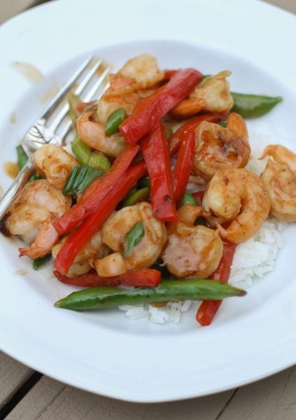 Shrimp and Red Pepper Stir Fry Recipe