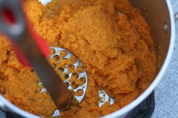 mashed sweet potatoes