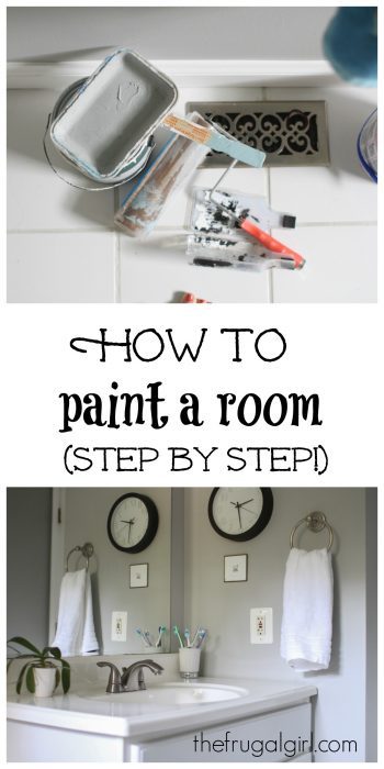 How to paint a room, step by step