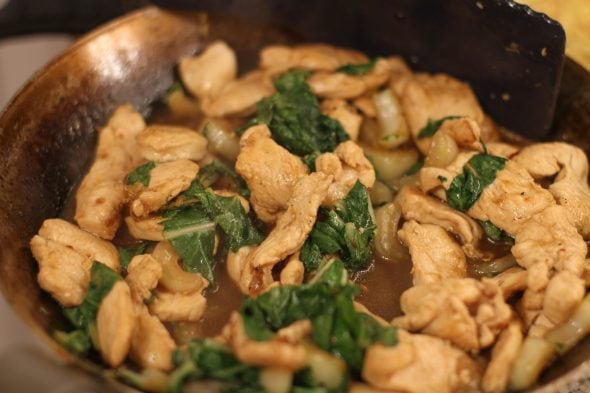 chicken bok choy stir fry