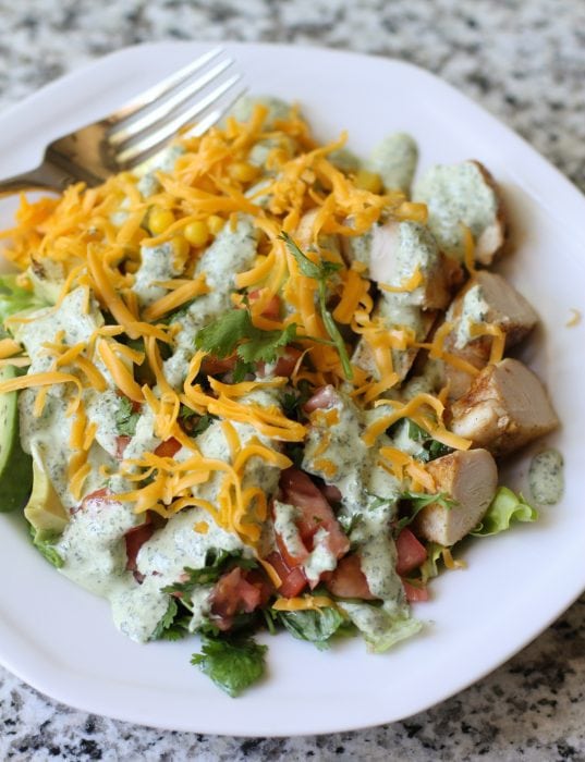 chicken taco salad